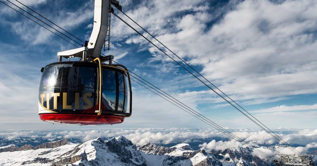 Mount Titlis Cable Car Round Trip Ticket with Ice Flyer in